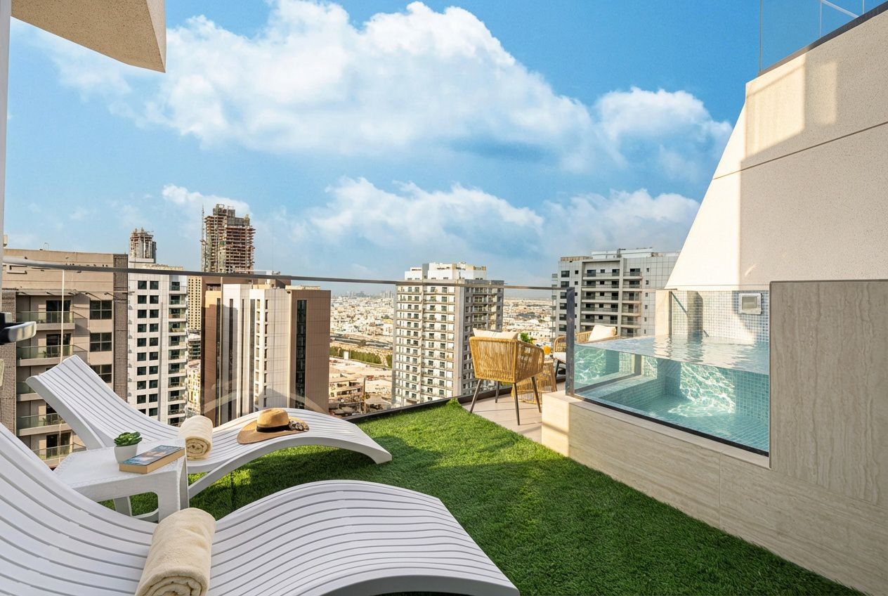 Rooftop terrace: before